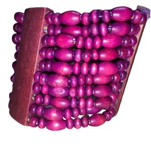 Purple Beaded Bracelet